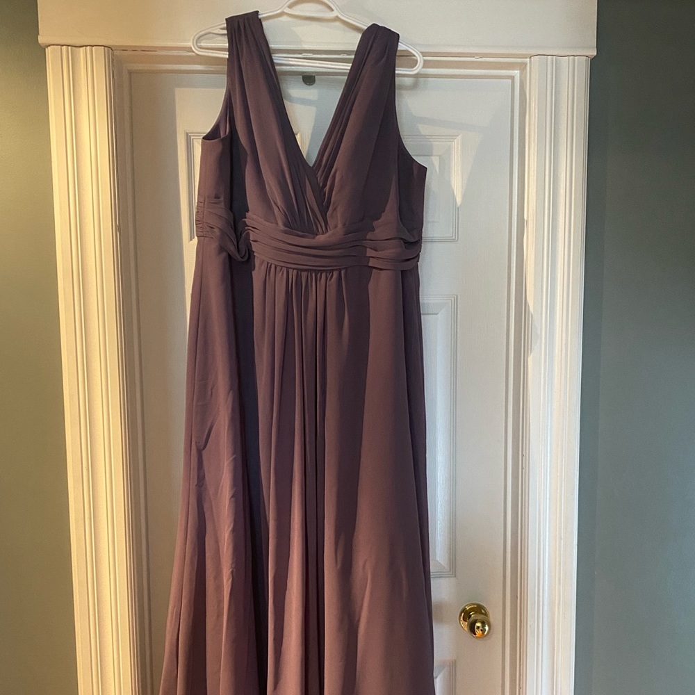Venus purple Bridemaid dress